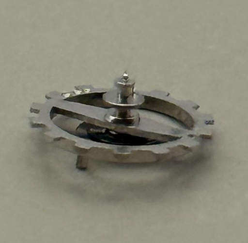 Brac 2061 Balance Wheel Complete And Spring 7 ¾’’’ Watch Movement Parts NOS