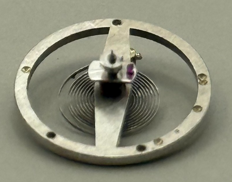 EB 1229 Balance Wheel Complete And Spring Special  Watch Movement Parts NOS 