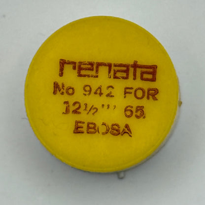 Ebosa 65 Balance Wheel Complete And Spring 12 1/2''' 942 Watch Movement Parts 