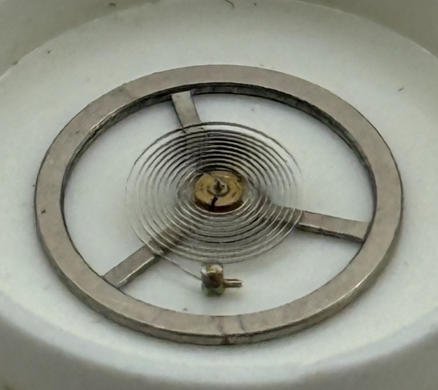 EB 8021 Balance Wheel Complete And Spring 10½’’’ 1253 Watch Movement Parts NOS