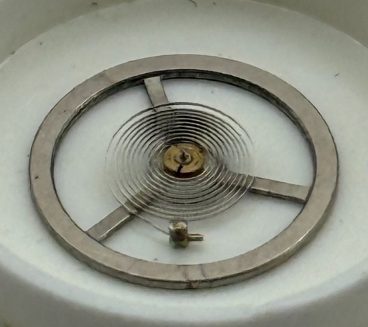 EB 8021 Balance Wheel Complete And Spring 10½’’’ 1253 Watch Movement Parts NOS