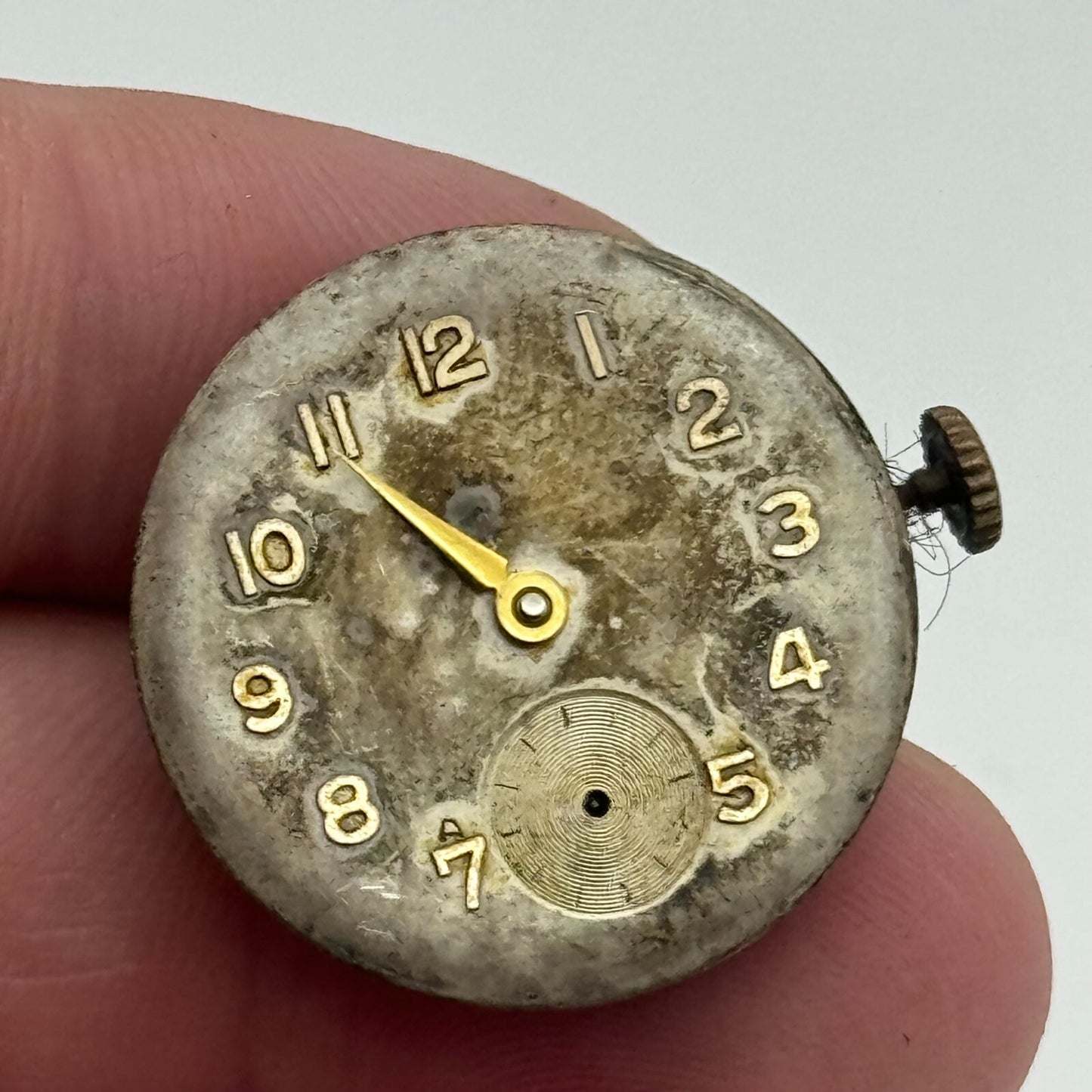 23.6mm AS 1123 1124 Manual Wind 15 Jewels Watch Movement Swiss Vintage PARTS