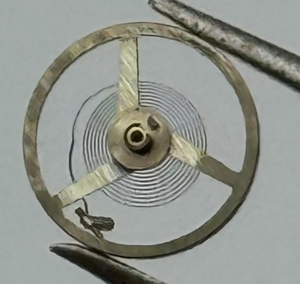 AS 1977 Balance Wheel Complete And Spring 5½’’’ 1740 M Watch Movement Parts 