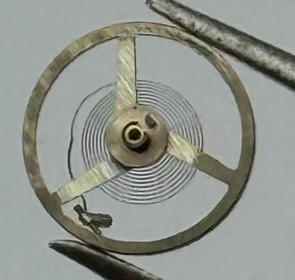 AS 1977 Balance Wheel Complete And Spring 5½’’’ 1740 M Watch Movement Parts 