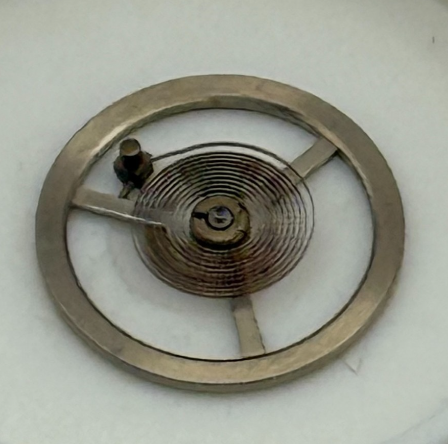 EB 8140 Balance Wheel Complete And Spring 8¾’’’ PL 1319 Watch Movement Parts NOS