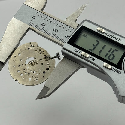 31.1mm Men's Brac 518 Manual Wind Partial Watch Movement Vintage Swiss PARTS