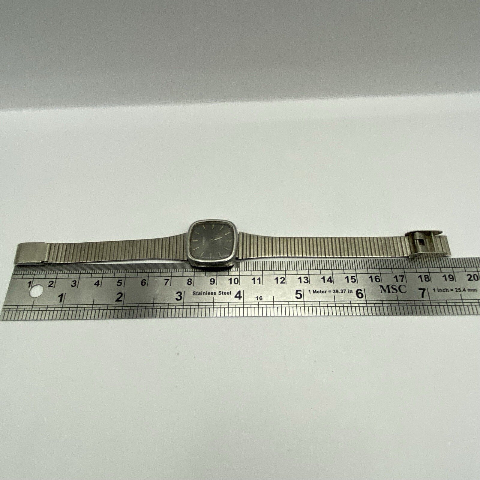 22mm Ladies Manual Wind Tissot Stylist Grey Dial Watch NON WORKING