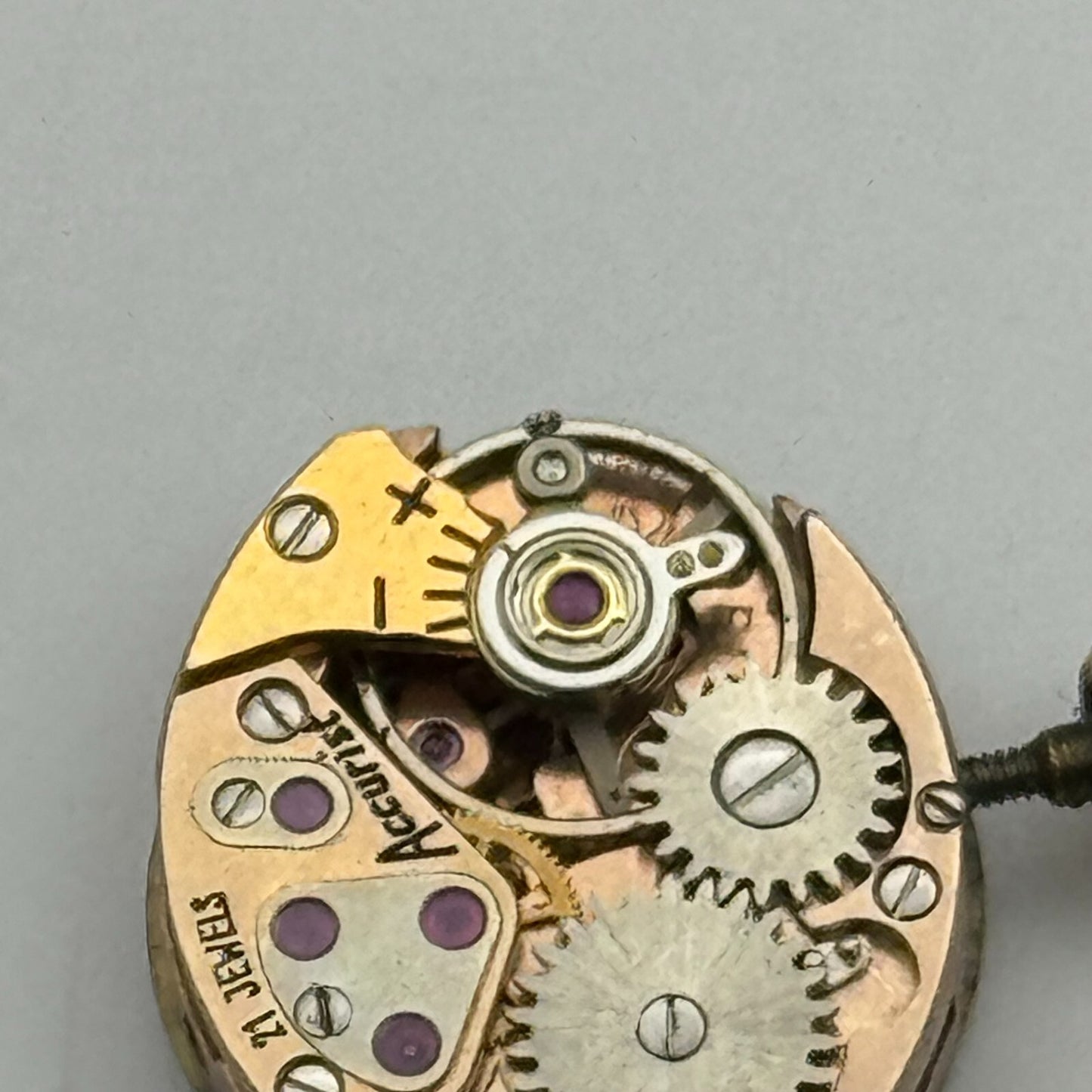13mm Ladies Accurist ETA 2487 Manual Wind 21 Jewels Swiss Watch Movement PARTS