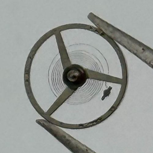 ETA 2412 Balance Wheel Complete And Spring  1413 M Watch Movement Parts 