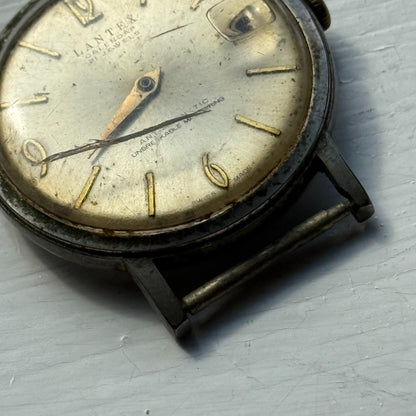 34mm Men's Vintage BFG Lantex Calendar 21 Jewels Antimagnetic Watch PARTS