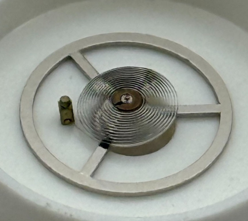 BFG Balance Wheel Complete And Spring PL 1691 Watch Movement Parts NOS