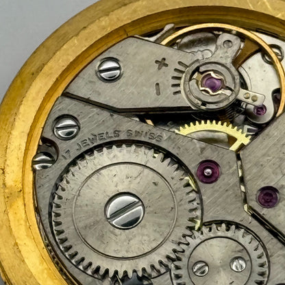 Garrard Peseux 320 Watch Movement Running Manual Wind Vintage Swiss Parts 30.2mm