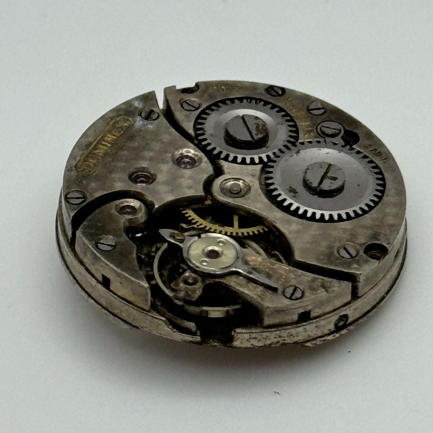 23.6mm Dominex Balance Ok 15 Jewels Swiss 2 Adj Manual Wind Watch Movement PARTS