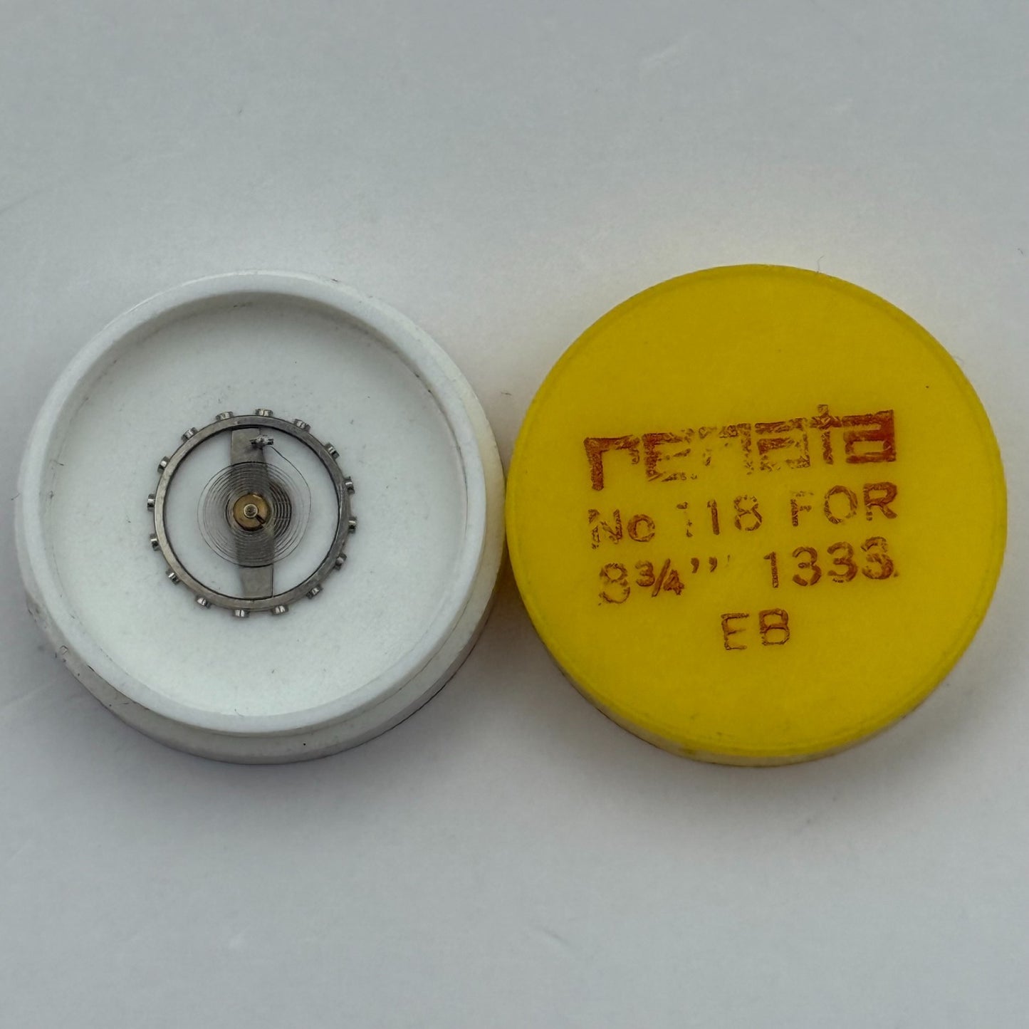 EB 1333 Balance Wheel Complete And Spring  8¾’’’ 118 Watch Movement Parts NOS