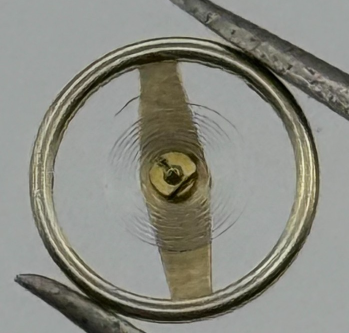 RL 8013 Balance Wheel Complete And Spring  8¾’’’ 1458 M Watch Movement Parts NOS