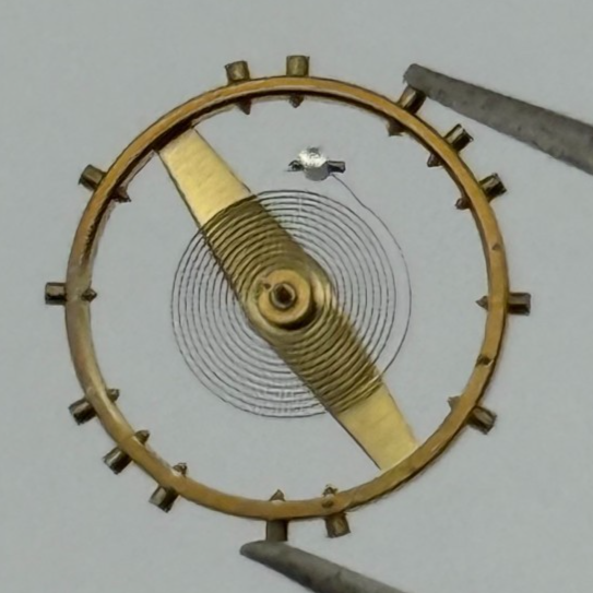 AS 1700-3 Balance Wheel Complete And Spring  1165 M Watch Movement Parts NOS