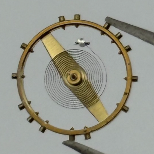 AS 1700-3 Balance Wheel Complete And Spring  1165 M Watch Movement Parts NOS