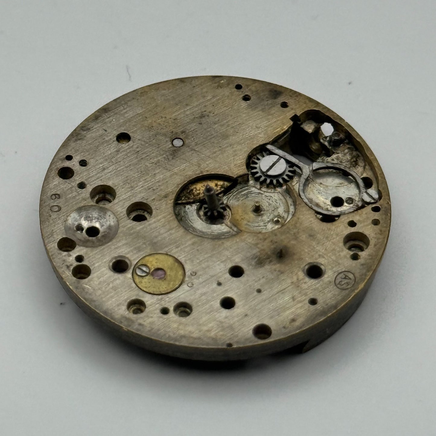 AS A Schild Trench Watch Movement Manual Wind Vintage Swiss Parts Repair 29.5mm