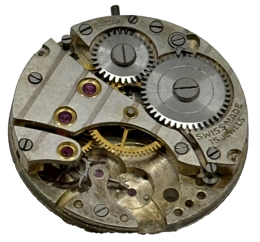 23.6mm Roamer MST 242 Manual Wind 15 Jewels Swiss Watch Movement PARTS SPARES