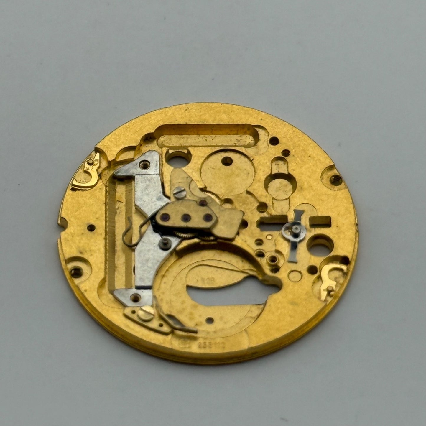 ETA 955.112 Watch Movement Main Plate Quartz Vintage Swiss Parts Repair 26.1mm