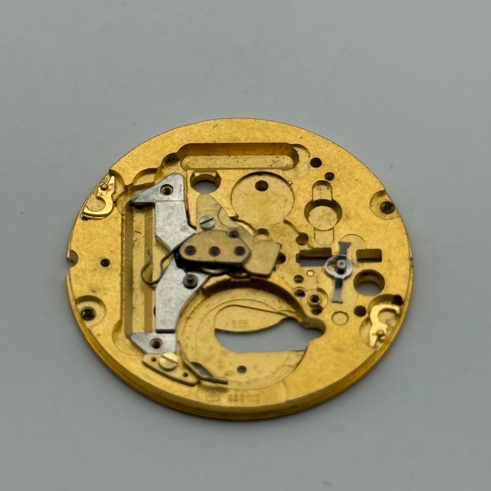 ETA 955.112 Watch Movement Main Plate Quartz Vintage Swiss Parts Repair 26.1mm