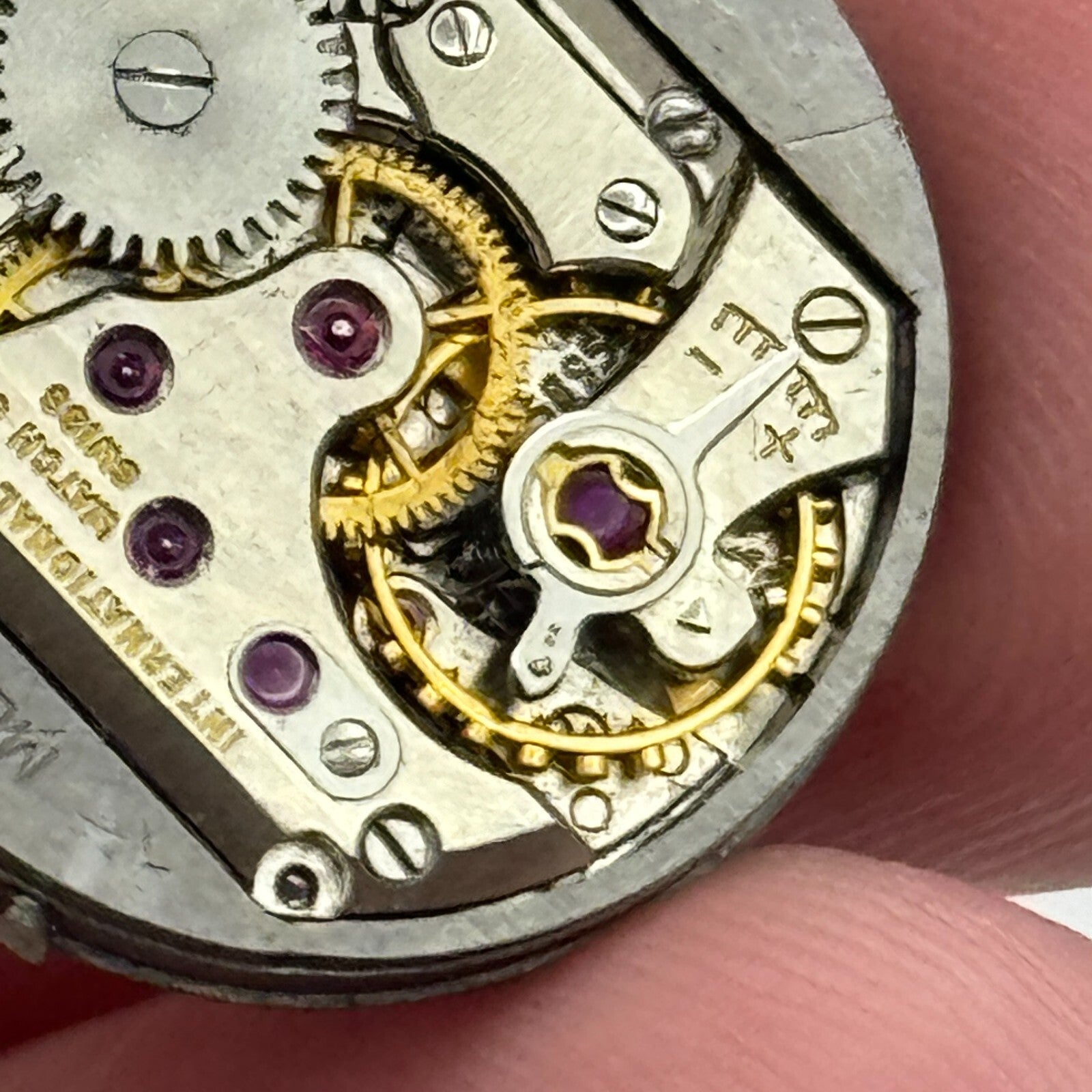 19mm International Watch Co IWC Cal C.41 Manual Wind Swiss Watch Movement PARTS