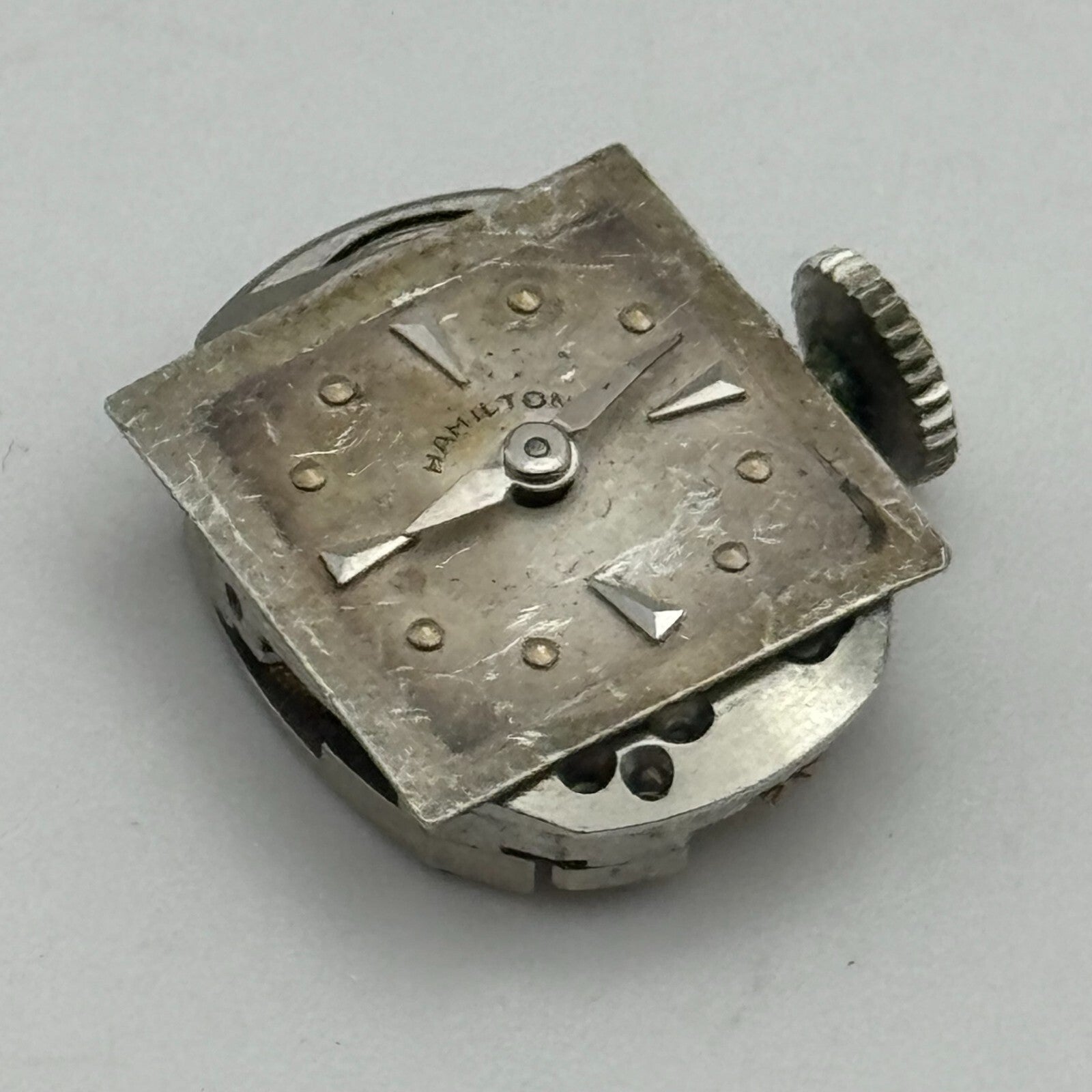 12.7mm Ladies Hamilton Cal 757 Manual Wind 22 Jewels Swiss Watch Movement PARTS