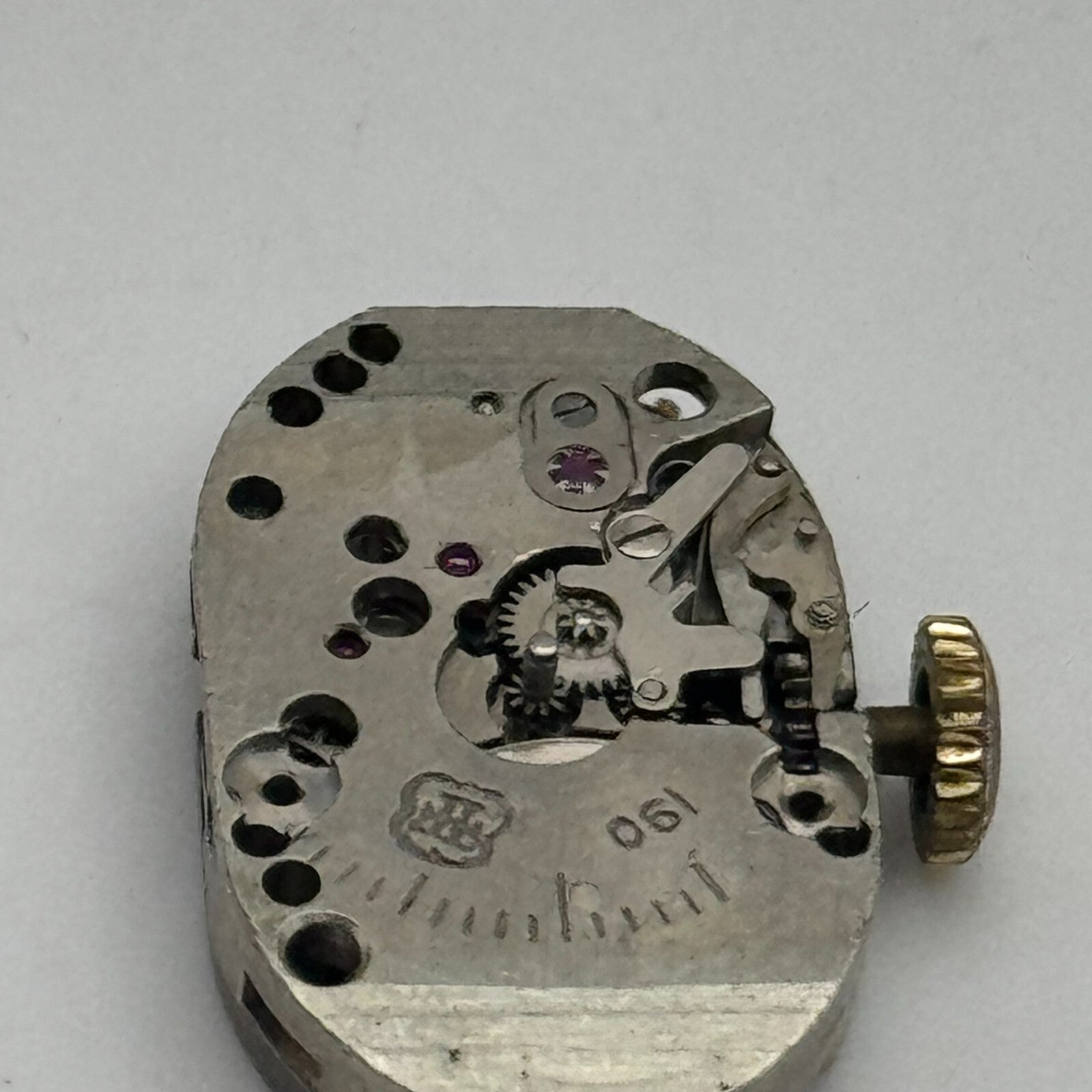 12.7mm Running Trebex FHF 190 Manual Wind 17 Jewels Swiss Watch Movement PARTS