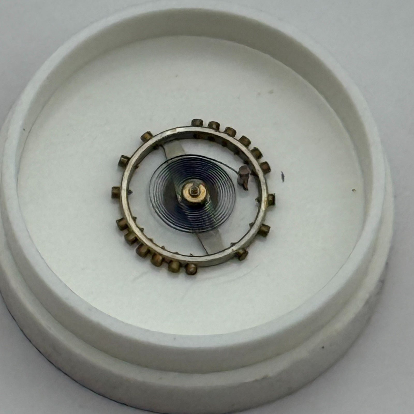 ETA 761, 1201 Balance Wheel Complete And Spring  146 M Watch Movement Parts NOS