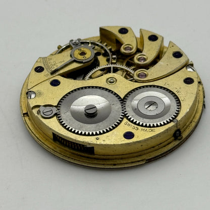 39.4mm Longines 18.80 High Grade Swiss Hunter Pocket Watch Movement PARTS