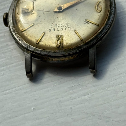 34mm Men's Vintage BFG Lantex Calendar 21 Jewels Antimagnetic Watch PARTS