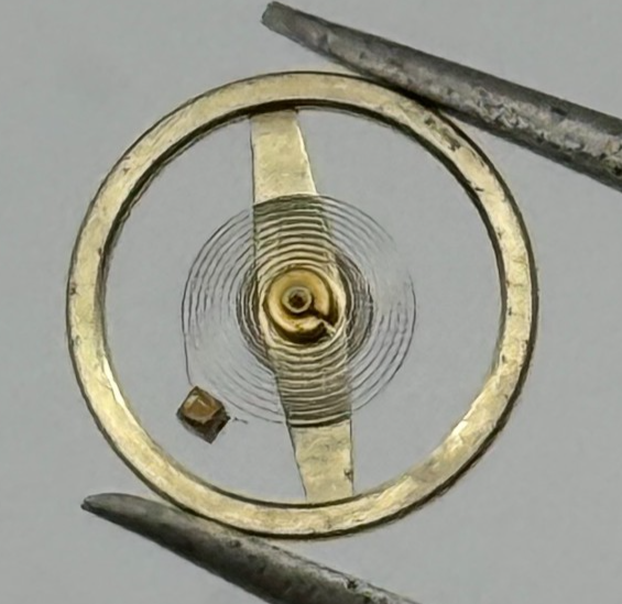 Amida 562 Balance Wheel Complete And Spring  8¾’’’ 874 Watch Movement Parts NOS