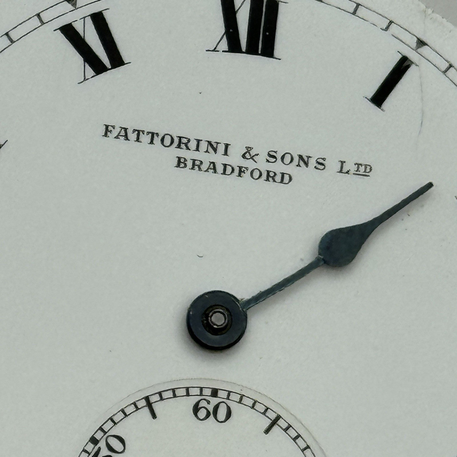 43mm Cyma 999 Fattorini & Sons Bradford Open Face Pocket Watch Movement PARTS