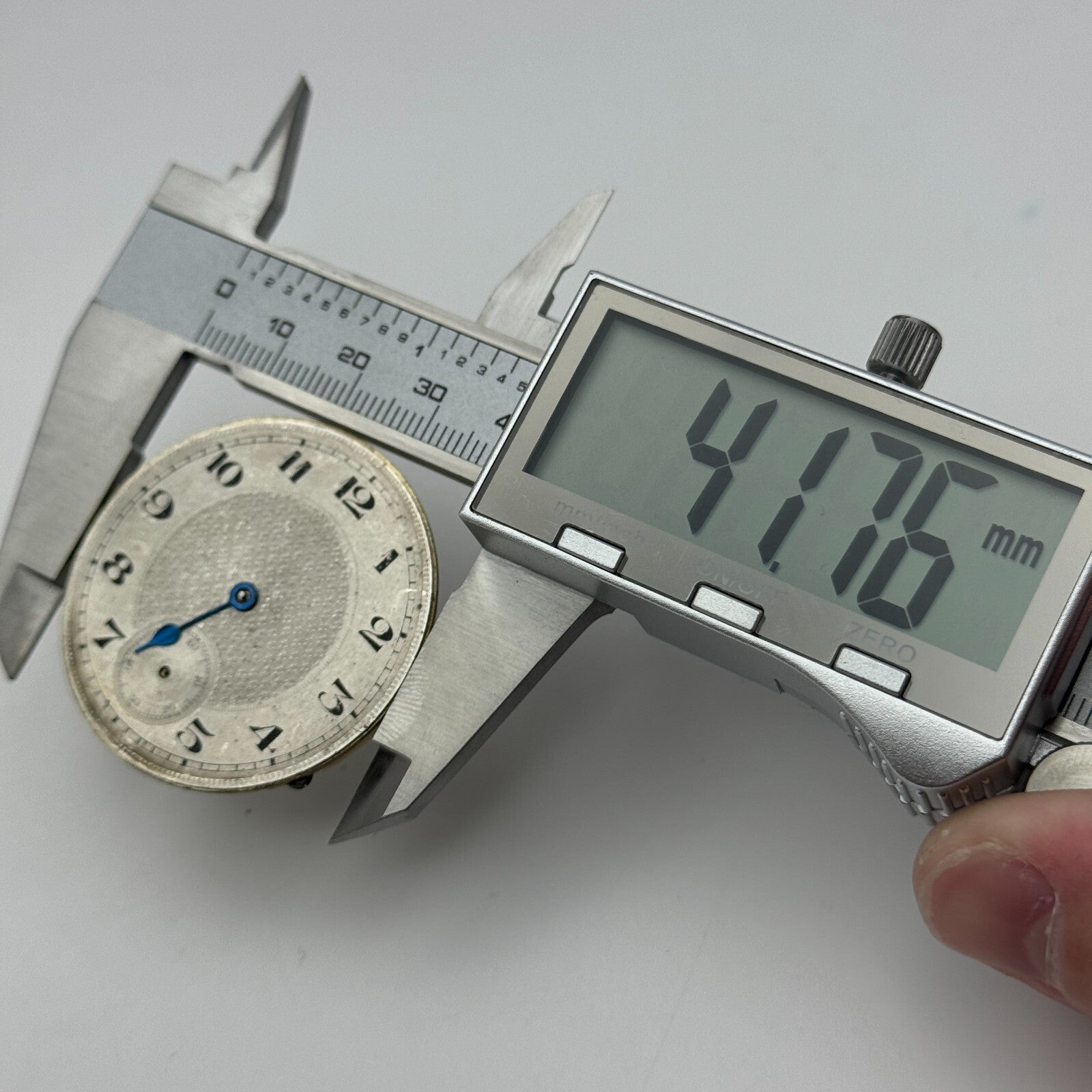 41.7mm Unidentified Quality Open Face Balance Ok Pocket Watch Movement PARTS