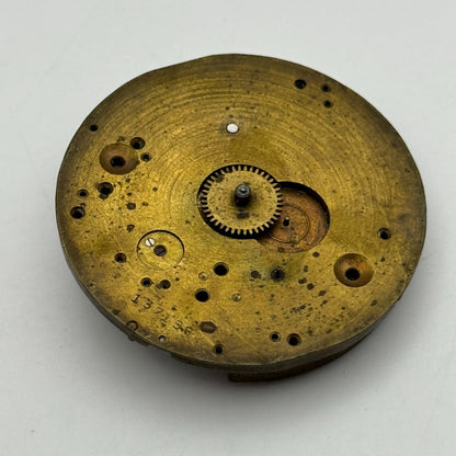 42.2mm Antique H Samuel Manchester Patent Balance Pocket Watch Movement PARTS