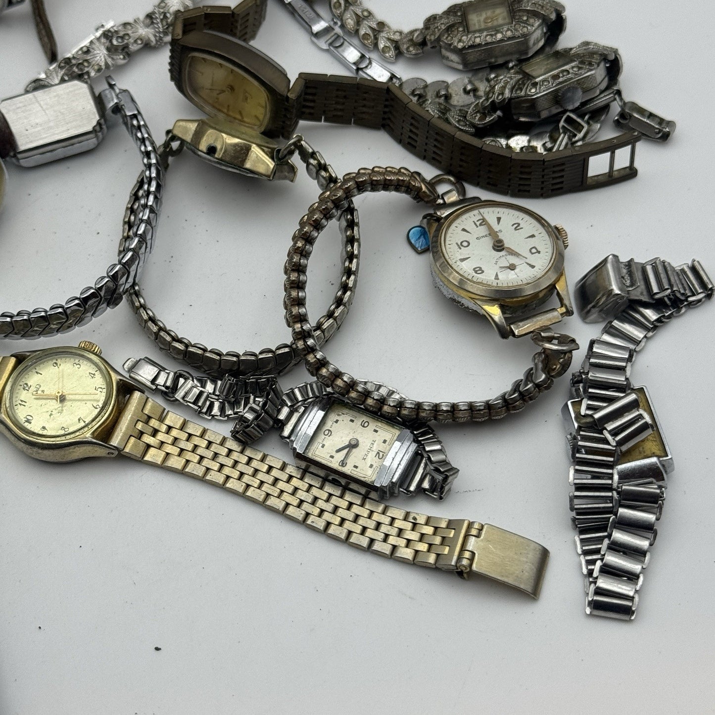 Bundle Of Vintage Ladies Watches Mechanical Wind Up Job Lot Parts Repair Spares