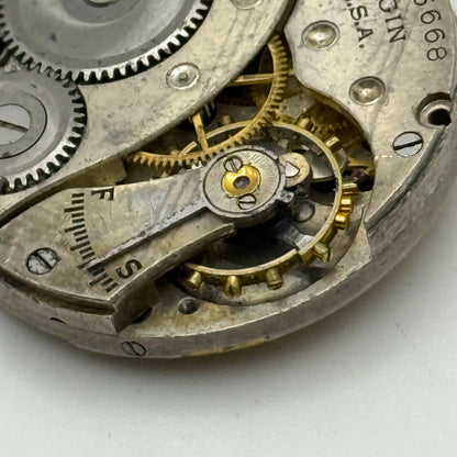 1921 Antique 3/0s Elgin 463 Model 3 American Watch Movement PARTS REPAIR SPARES