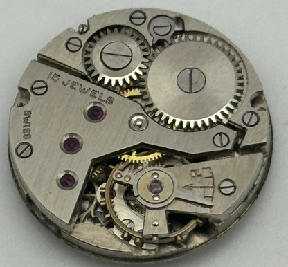 19.7mm Derby D 40 Manual Wind 15 Jewels Watch Movement Swiss Made PARTS SPARES