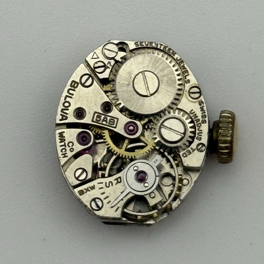 13.1mm Running Vintage Ladies Bulova 5AB Manual Wind Swiss Watch Movement PARTS