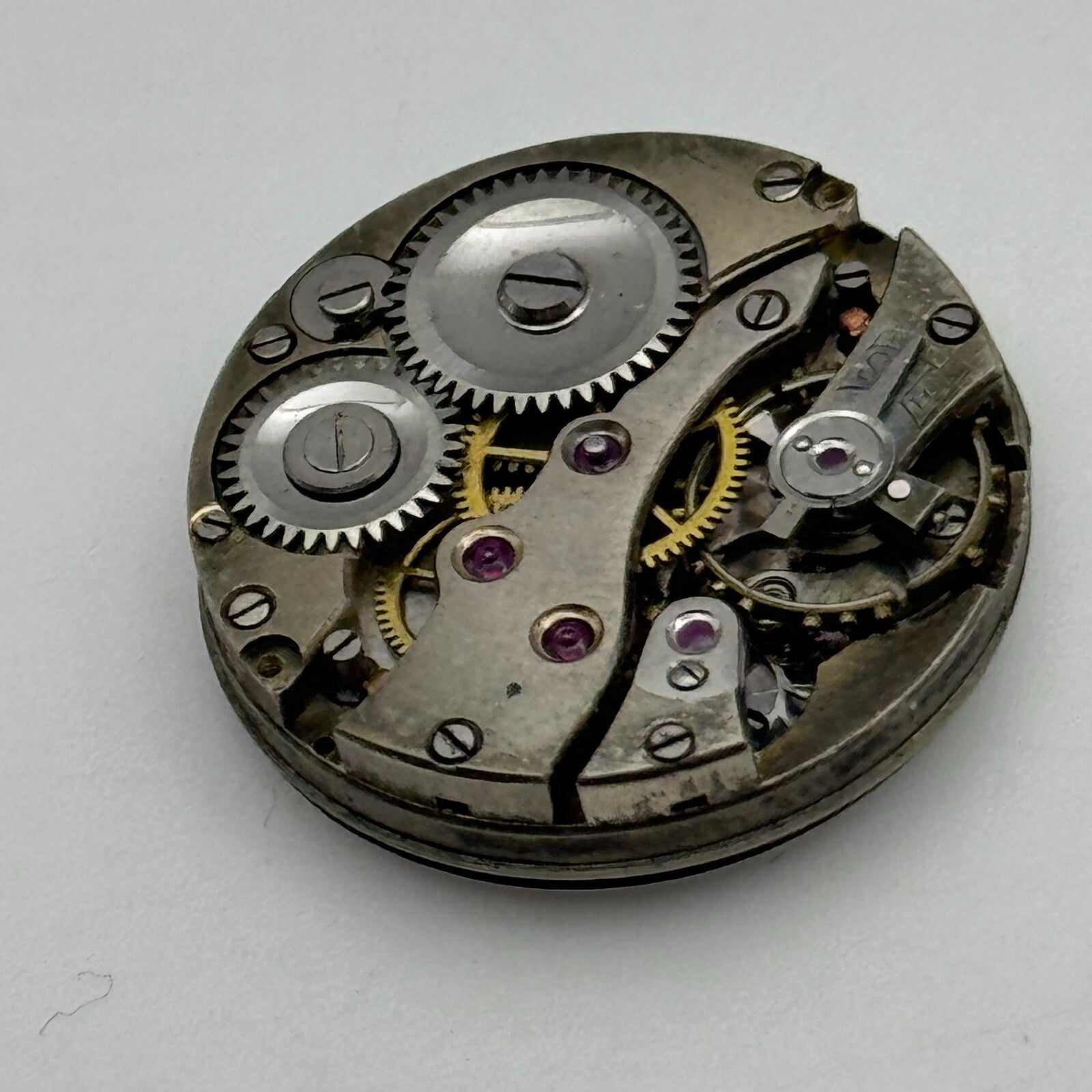 22mm Sir John Bennett London Trench Watch Movement Manual Wind Swiss FOR PARTS