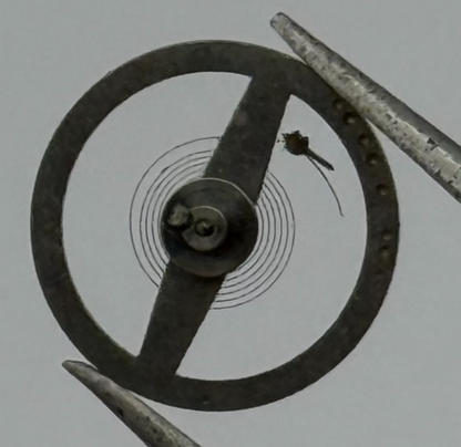 Brac 107 Balance Wheel Complete And Spring 10 1/2’’’ 705 Watch Movement Parts