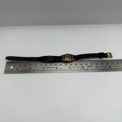 17mm Vintage Rotary Blue Bullseye Dial Swiss Manual Wind Watch PARTS / REPAIR