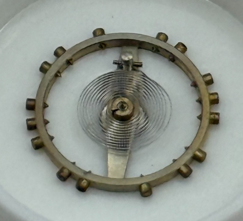 AS 984 Balance Wheel Complete And Spring  10½’’’ 30 M Watch Movement Parts NOS