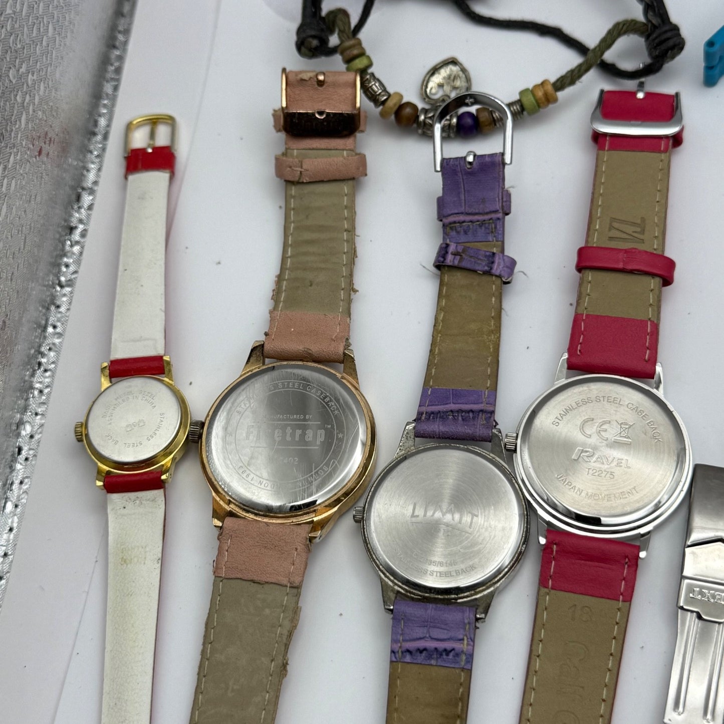 Bundle Of 16 Quartz Watches Modern / Vintage Untested Parts / Repair / Crafts