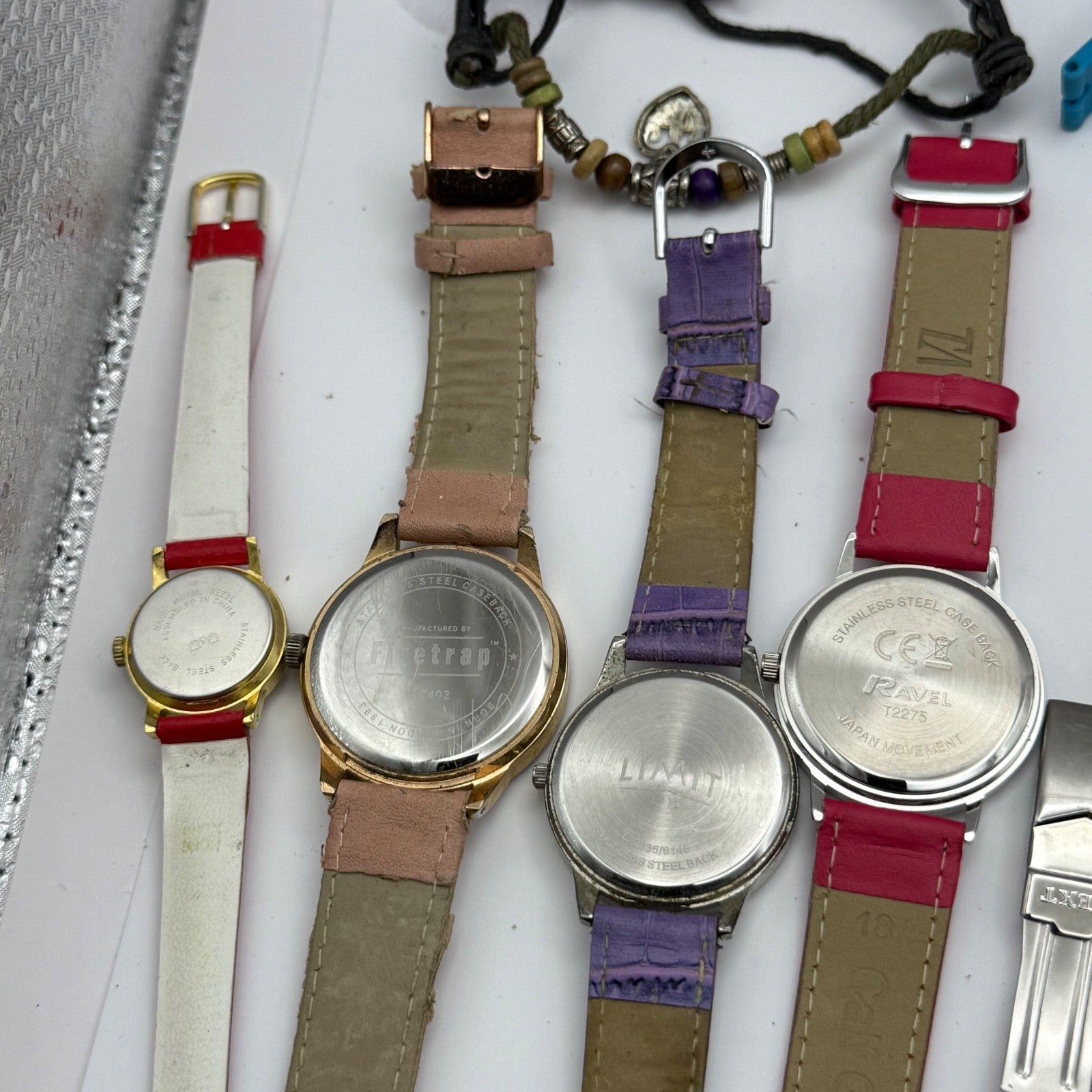 Bundle Of 16 Quartz Watches Modern / Vintage Untested Parts / Repair / Crafts