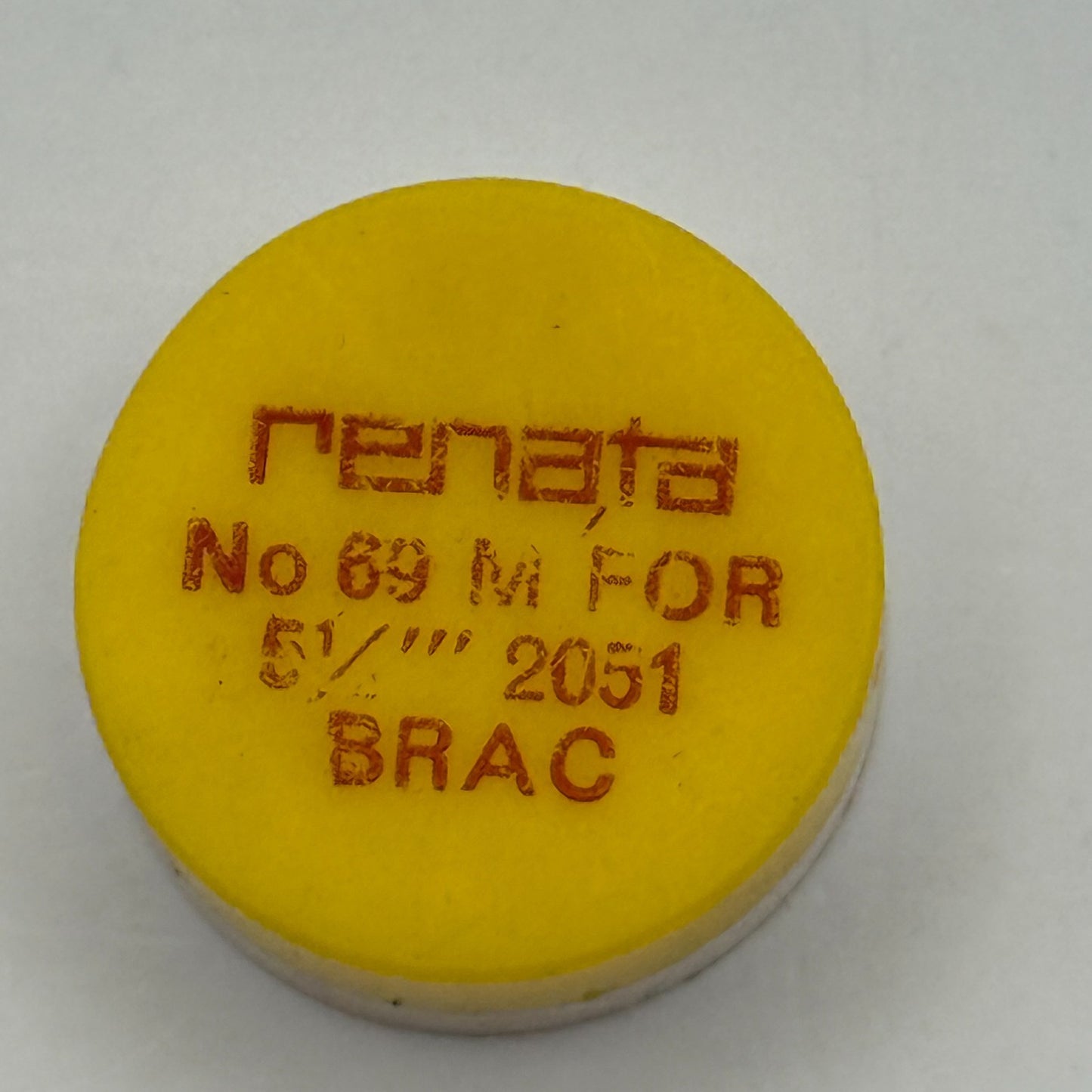 Brac 2051 Balance Wheel Complete And Spring 5¼’’’ 69 M Watch Movement Parts NOS