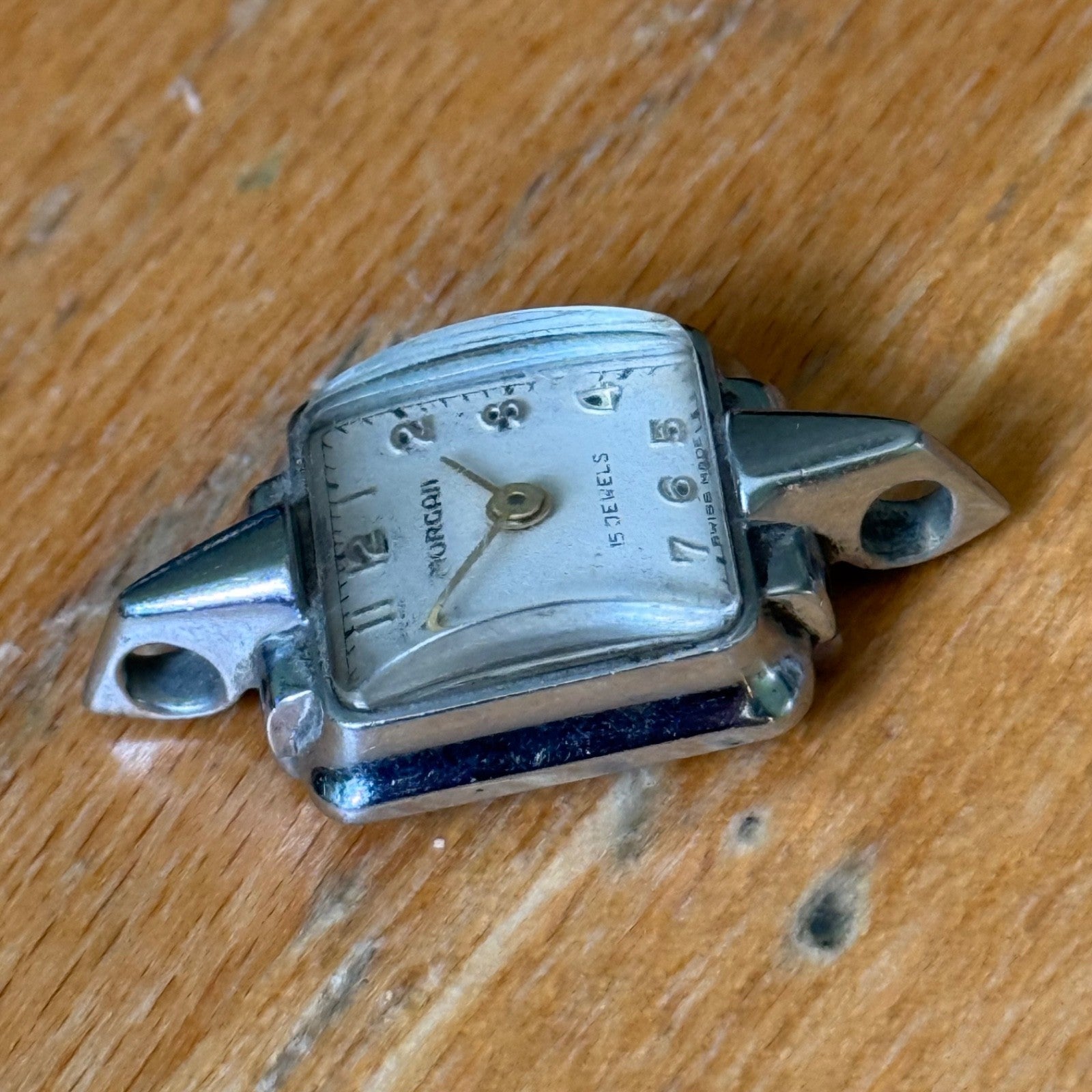 19mm Running Vintage Morgan Basis Watch 15 Jewels Manual Wind FOR PARTS / REPAIR