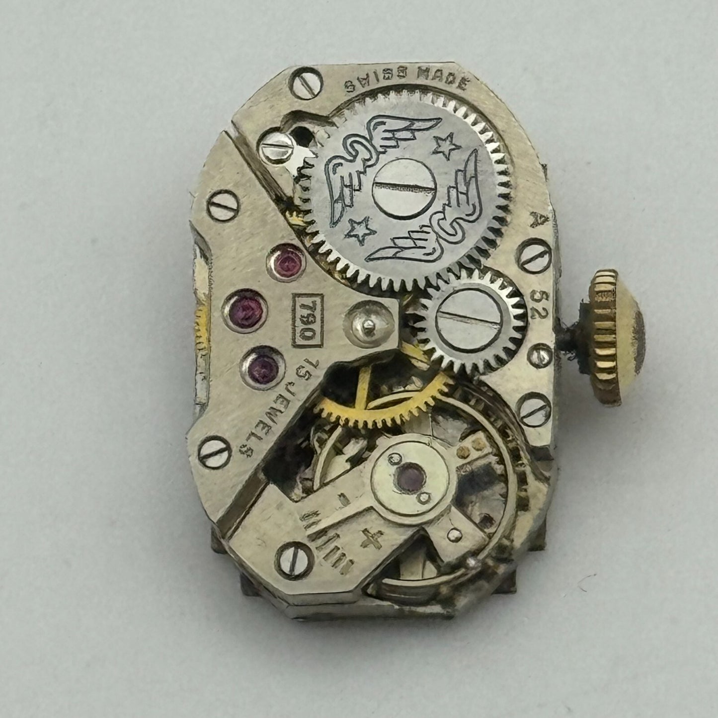 12.6mm Ladies Rotary AS 1051 Manual Wind Watch Movement Swiss Made Vintage PARTS
