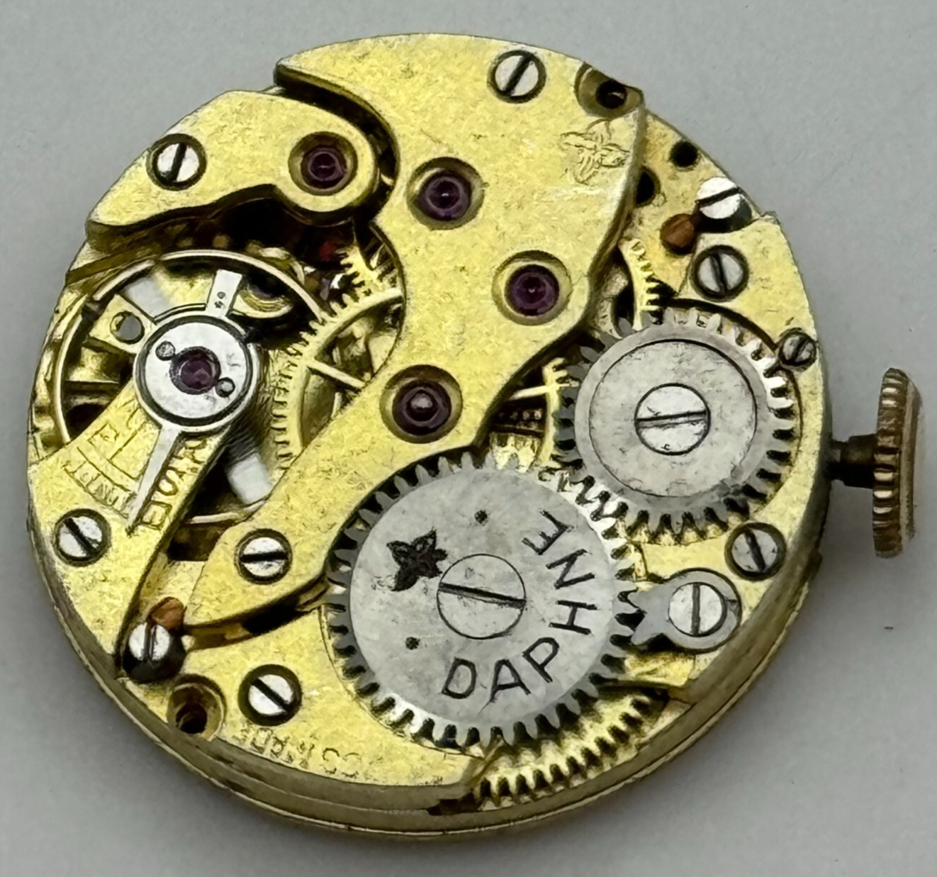 19.7mm Running Mappin Daphne High Grade Manual Wind Swiss Watch Movement PARTS