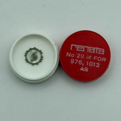 AS 976 1012 Balance Wheel Complete And Spring  29 M Watch Movement Parts NOS
